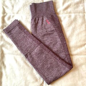 Gymshark Flex Leggings/ HIGH RISE/ Burgundy Marl💗